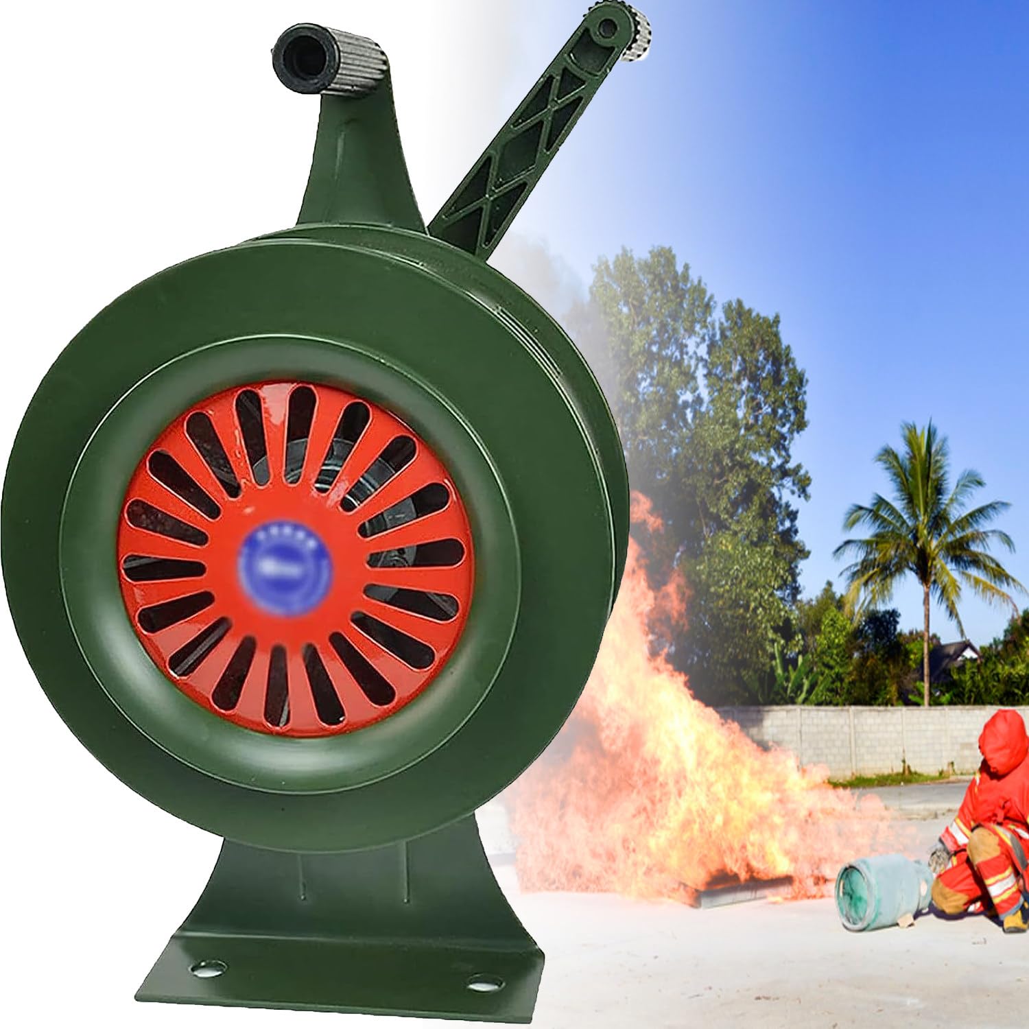 Amazon.com: GBHJJ Metal Hand Crank Siren, Loud Portable Air-raid